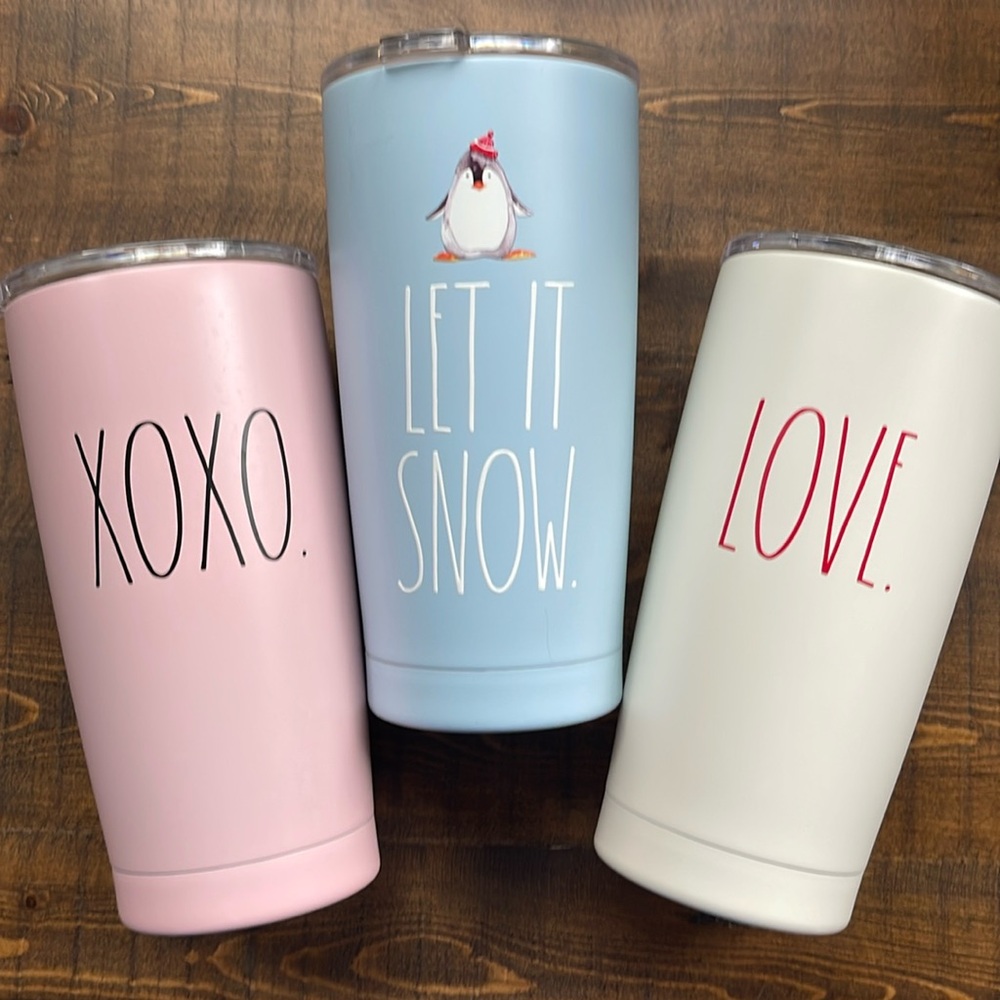 Rae Dunn tumblers